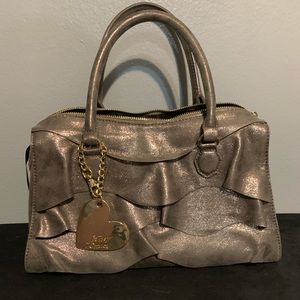 Betsy Johnson metallic/sparkle purse